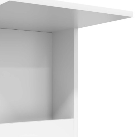 STOLIK BOCZNY BIAŁY 40X35X60CM