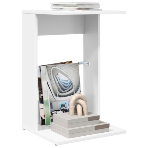 STOLIK BOCZNY BIAŁY 40X38X62,5CM