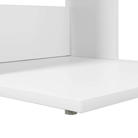 STOLIK BOCZNY BIAŁY 40X38X62,5CM