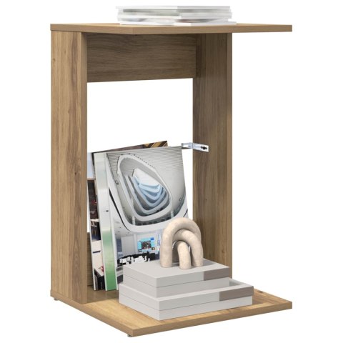 STOLIK BOCZNY DĄB RZEMIEŚLNICZY 40X38X62,5CM