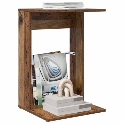 STOLIK BOCZNY STARE DREWNO 40X38X62,5CM