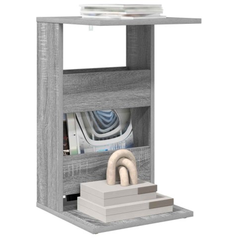 STOLIK BOCZNY SZARY SONOMA 40X35X60,5CM