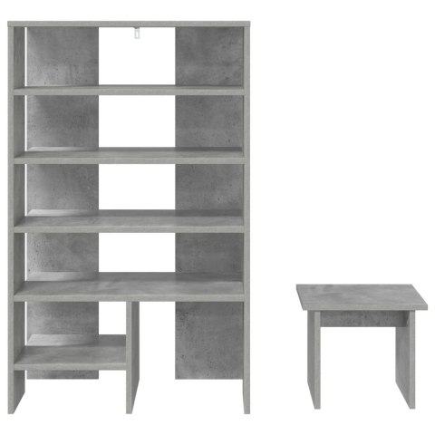 SZAFKA NA BUTY 2 SZT. BETONOWY SZARY