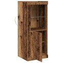 KOMODA LED BRĄZOWY 41X37X100CM