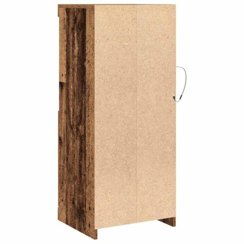 KOMODA LED BRĄZOWY 41X37X100CM