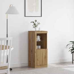 KOMODA LED BRĄZOWY 41X37X100CM