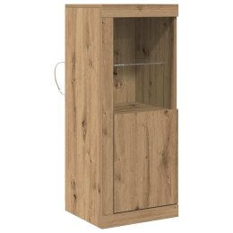 KOMODA LED BRĄZOWY 41X37X100CM