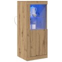 KOMODA LED BRĄZOWY 41X37X100CM