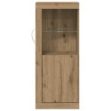 KOMODA LED BRĄZOWY 41X37X100CM