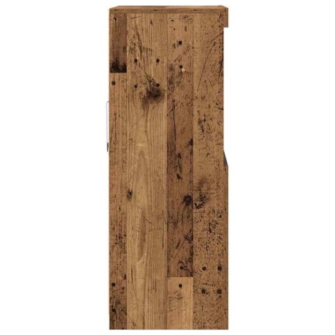 KOMODA LED BRĄZOWY 60X37X100CM