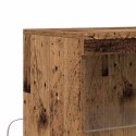 KOMODA LED BRĄZOWY 60X37X100CM