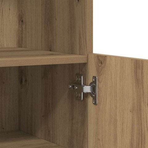 KOMODA LED BRĄZOWY 60X37X100CM