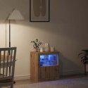 KOMODA LED BRĄZOWY 60,5X37X67CM