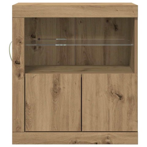 KOMODA LED BRĄZOWY 60,5X37X67CM