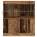 KOMODA LED BRĄZOWY 60,5X37X67CM