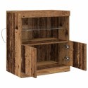 KOMODA LED BRĄZOWY 60,5X37X67CM