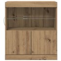 KOMODA LED BRĄZOWY 60,5X37X67CM