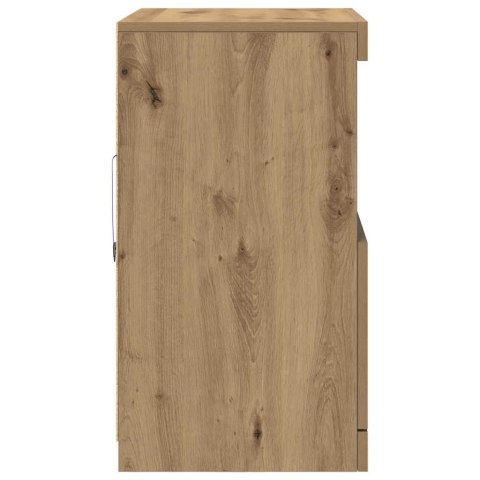 KOMODA LED BRĄZOWY 60,5X37X67CM