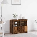 KOMODA LED BRĄZOWY 81X37X66,5CM