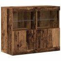KOMODA LED BRĄZOWY 81X37X66,5CM
