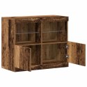 KOMODA LED BRĄZOWY 81X37X66,5CM