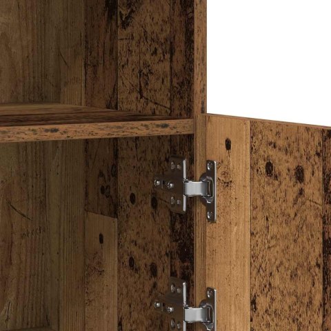 KOMODA LED BRĄZOWY 81X37X66,5CM