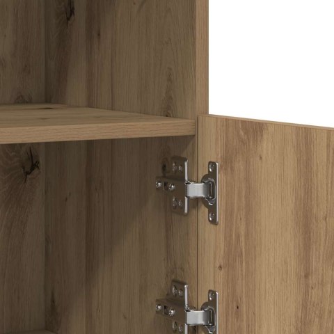 KOMODA LED BRĄZOWY 81X37X66,5CM