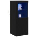 KOMODA LED CZARNY 41X37X100CM