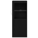 KOMODA LED CZARNY 41X37X100CM