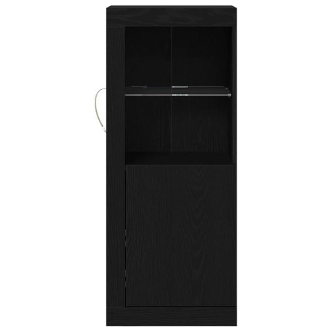 KOMODA LED CZARNY 41X37X100CM