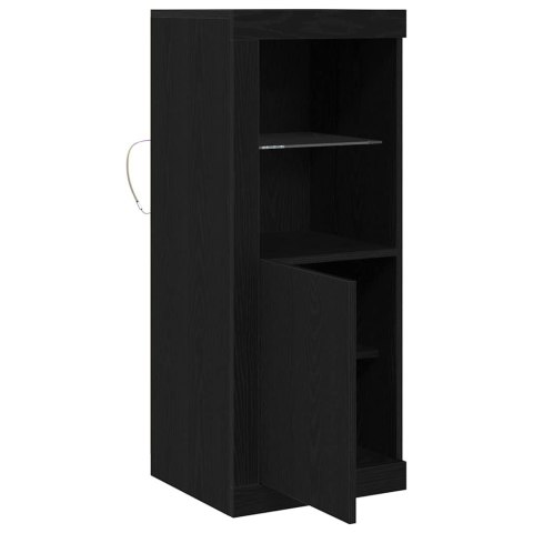 KOMODA LED CZARNY 41X37X100CM