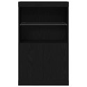 KOMODA LED CZARNY 60X37X100CM