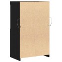 KOMODA LED CZARNY 60X37X100CM
