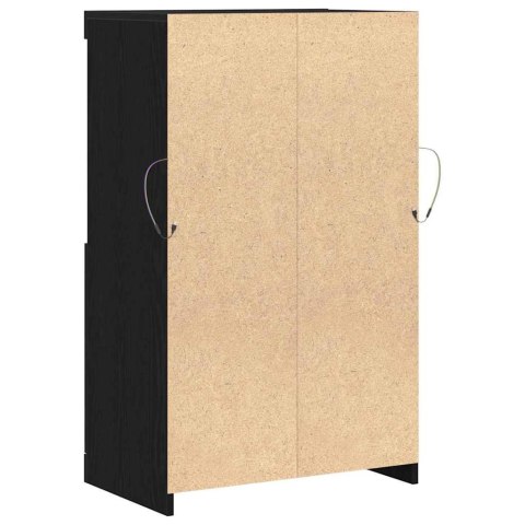 KOMODA LED CZARNY 60X37X100CM