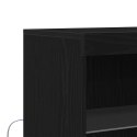 KOMODA LED CZARNY 60X37X100CM