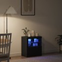 KOMODA LED CZARNY 60,5X37X67CM