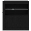 KOMODA LED CZARNY 60,5X37X67CM