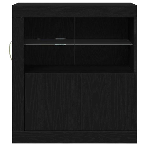 KOMODA LED CZARNY 60,5X37X67CM