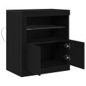KOMODA LED CZARNY 60,5X37X67CM