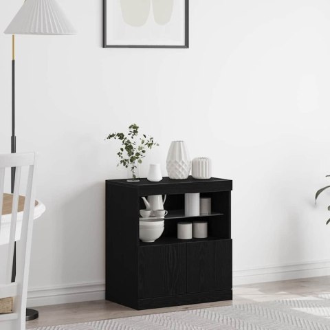 KOMODA LED CZARNY 60,5X37X67CM