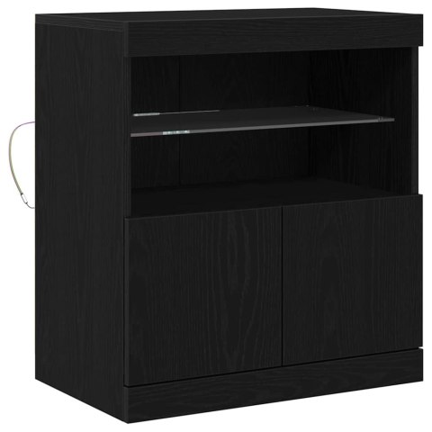 KOMODA LED CZARNY 60,5X37X67CM