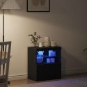 KOMODA LED CZARNY 60,5X37X67CM
