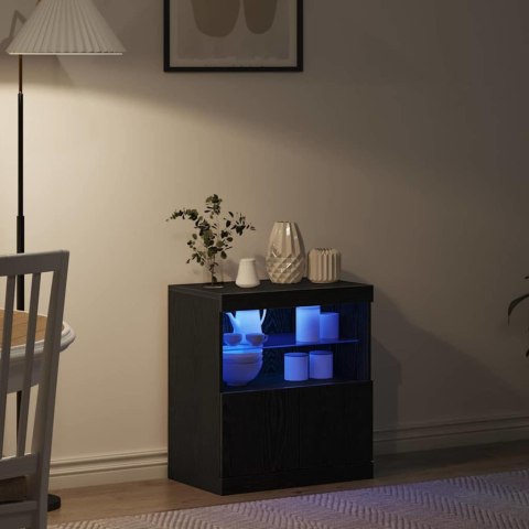 KOMODA LED CZARNY 60,5X37X67CM