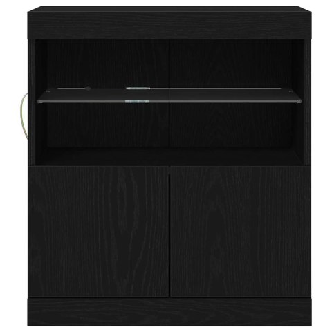 KOMODA LED CZARNY 60,5X37X67CM