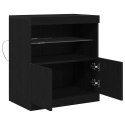 KOMODA LED CZARNY 60,5X37X67CM