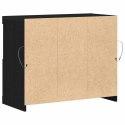 KOMODA LED CZARNY 81X37X66,5CM