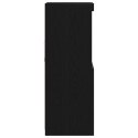KOMODA LED CZARNY DĄB 41X37X100CM