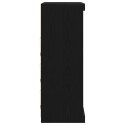 KOMODA LED CZARNY DĄB 41X37X100CM