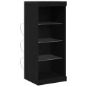 KOMODA LED CZARNY DĄB 41X37X100CM