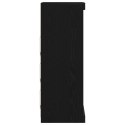 KOMODA LED CZARNY DĄB 41X37X100CM